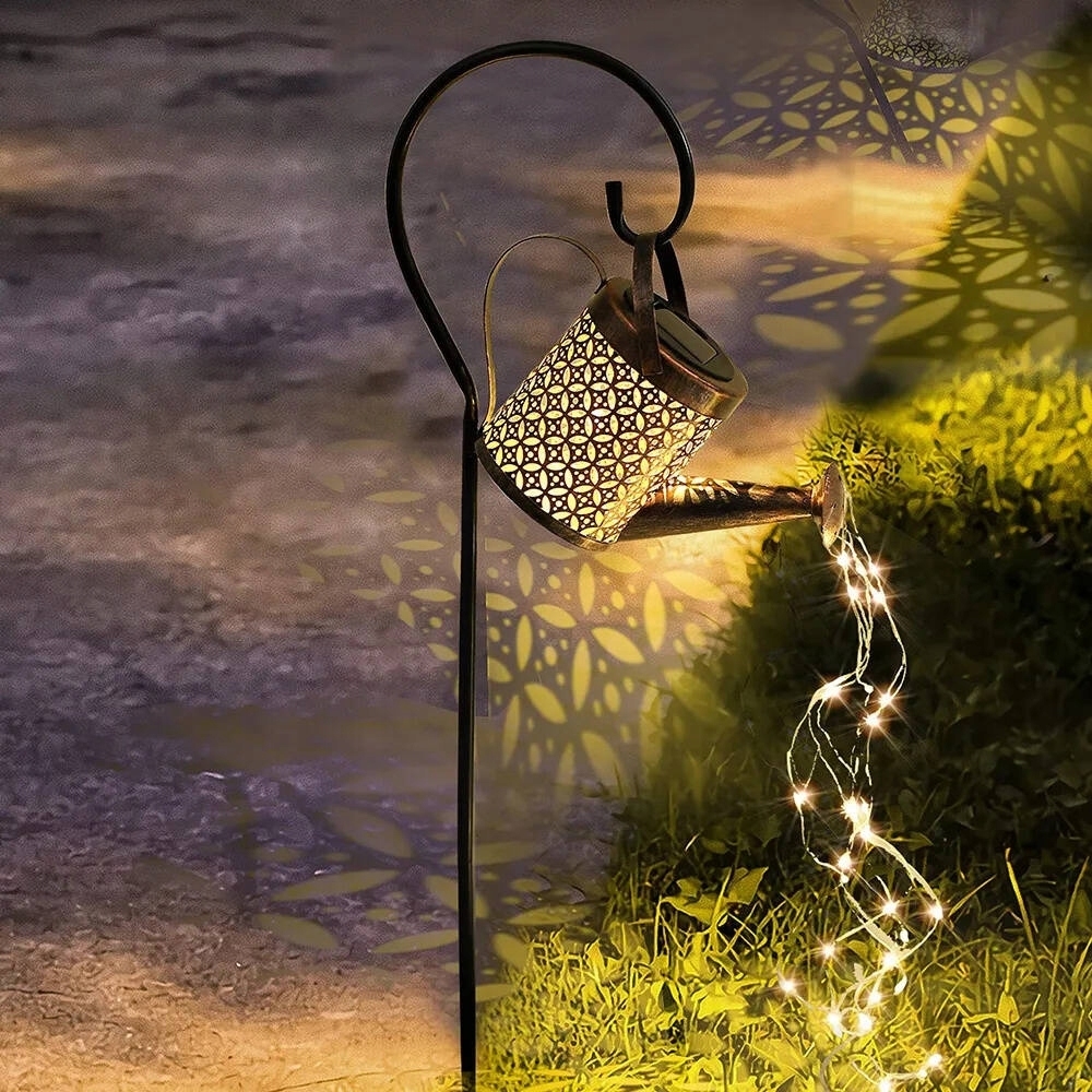 Velká konev solární dekorativní venkovní osvětlení LED lampa