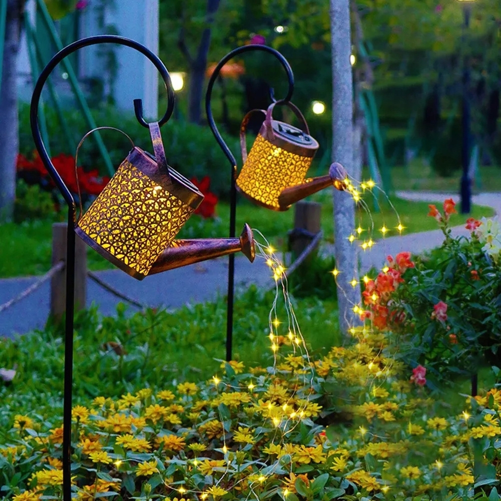 Velká konev solární dekorativní venkovní osvětlení LED lampa