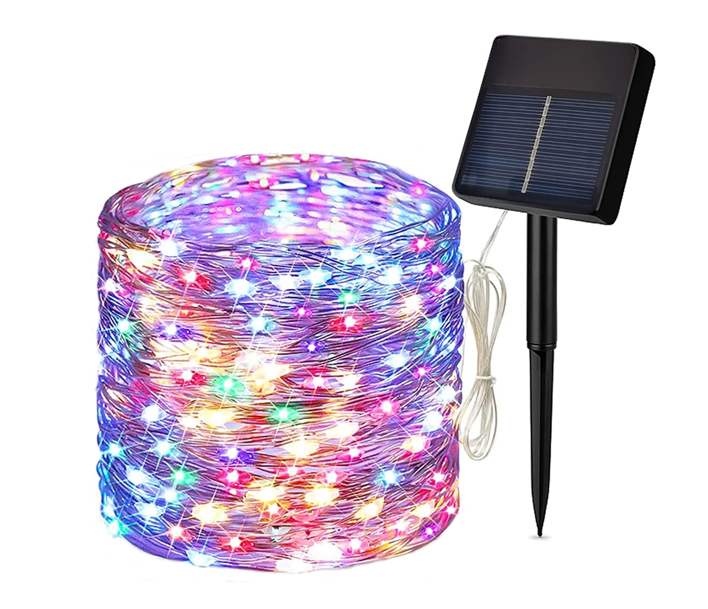 Solární vánoční osvětlení drat 200 LED