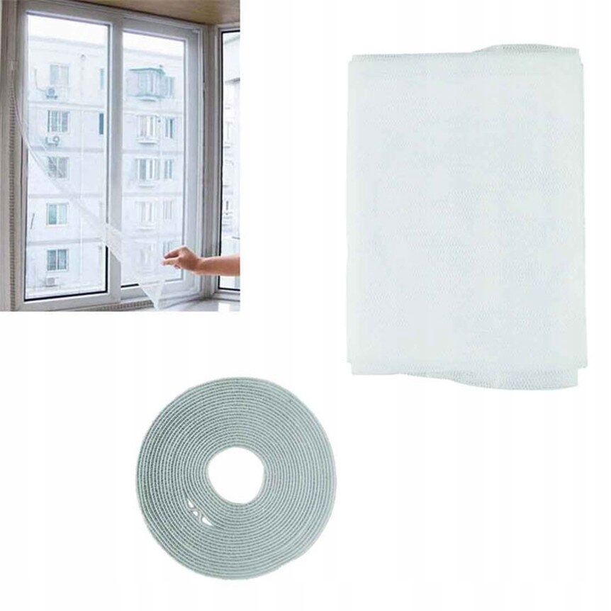 Moskytiera okenní síť proti hmyzu 130x150cm