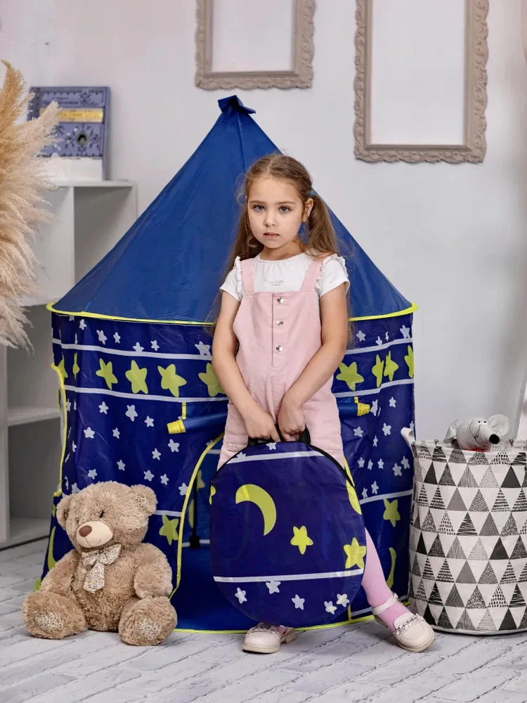 Dětský stan iglú děti zahradní domek stanek palác modry