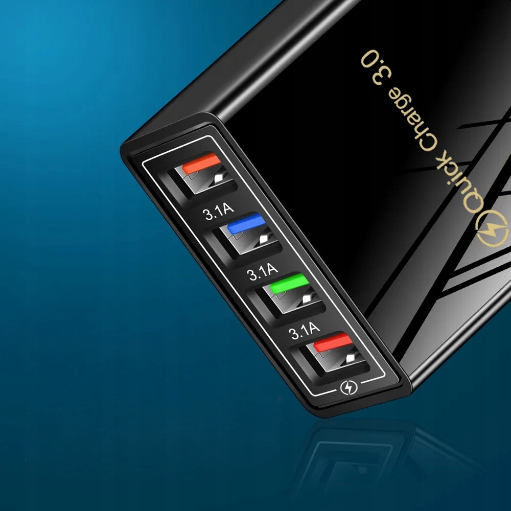 Rychlá nabíječka Quick Charge 3.0 4X USB 3.5A