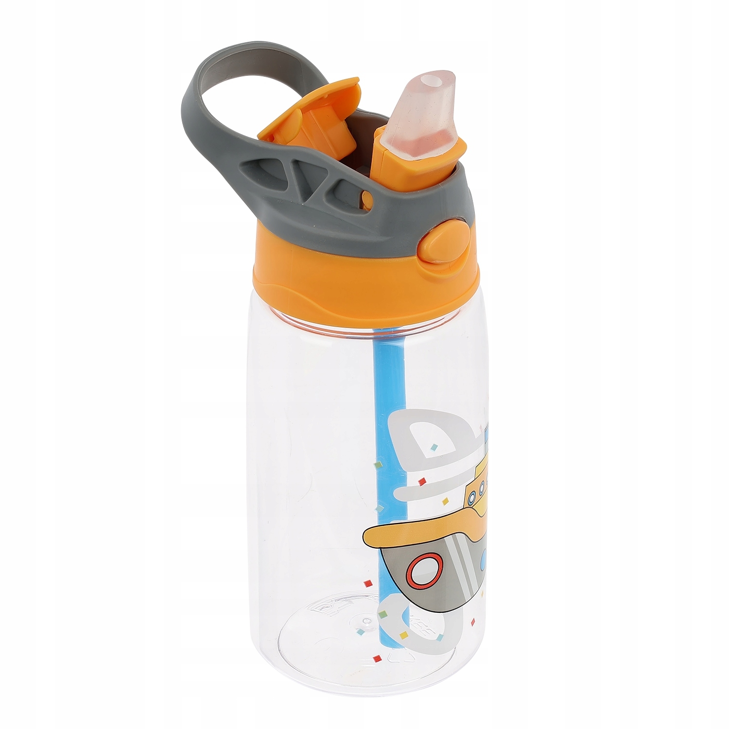 Dětská láhev na vodu 480 ml s brčkem pro děti