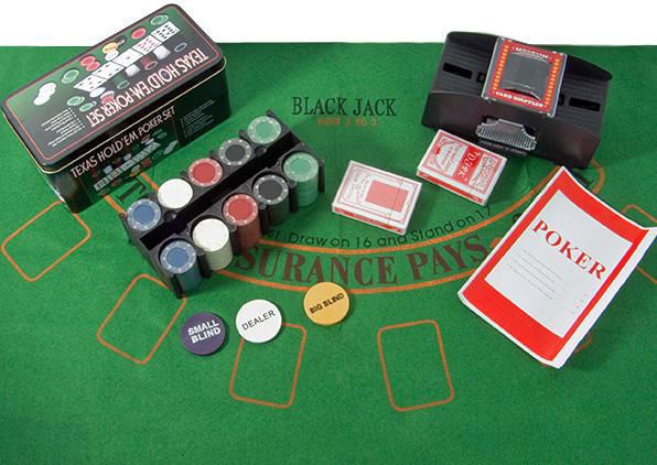 Sestava pro poker texas black jack 200 kusu žetonů