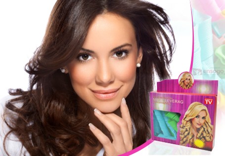 Natáčky spirálové na vlasy 18 ks