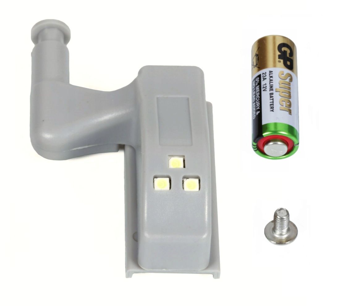 Světlo do skříně 3 LED + baterie