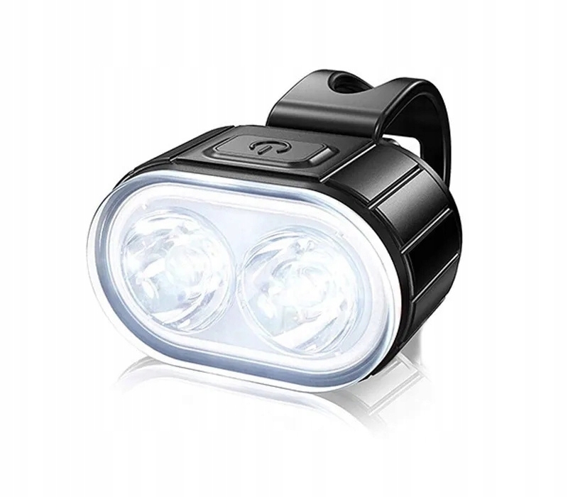 Voděodolné LED světla na kolo, sada přední + zadní