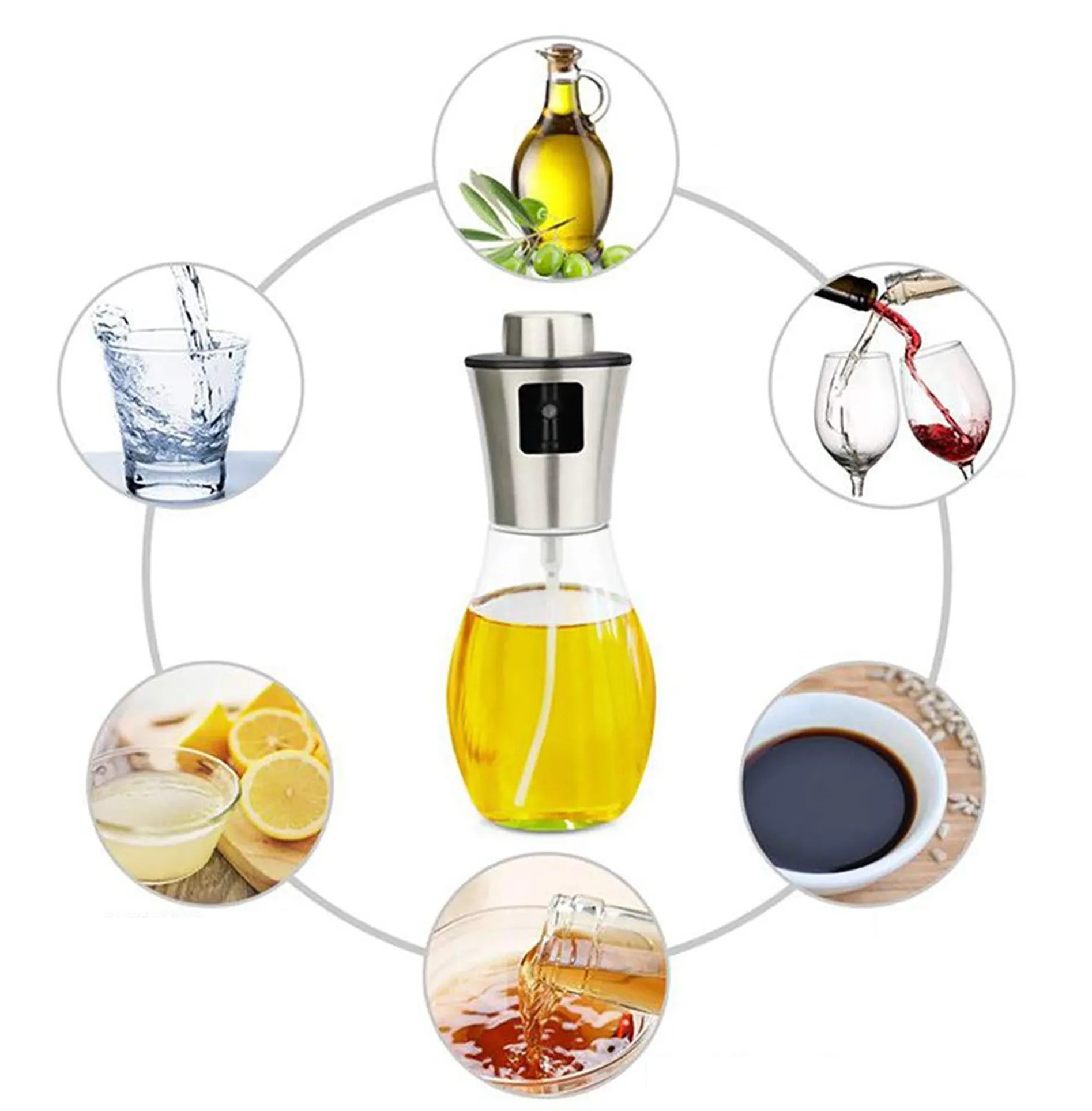 Rozprašovač na olej ocet a tekuté koření