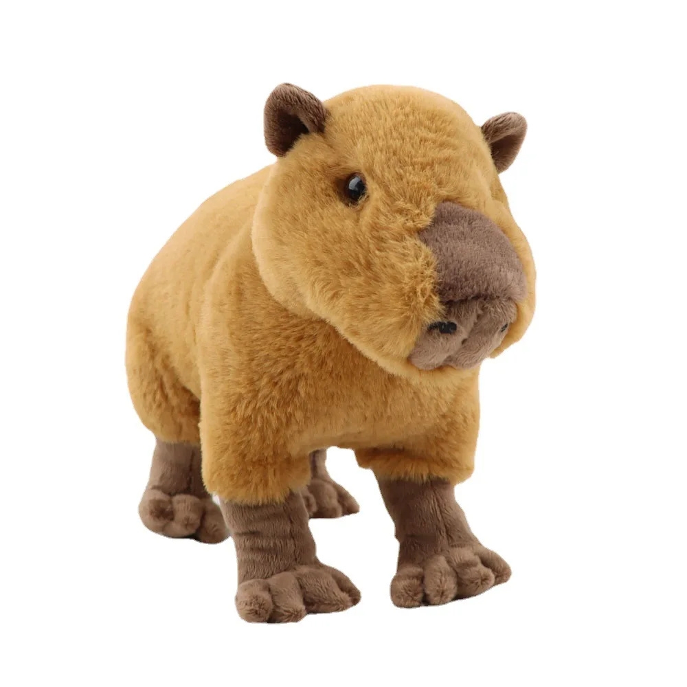Roztomilý plyšový maskot hračka Kapibara 30 cm