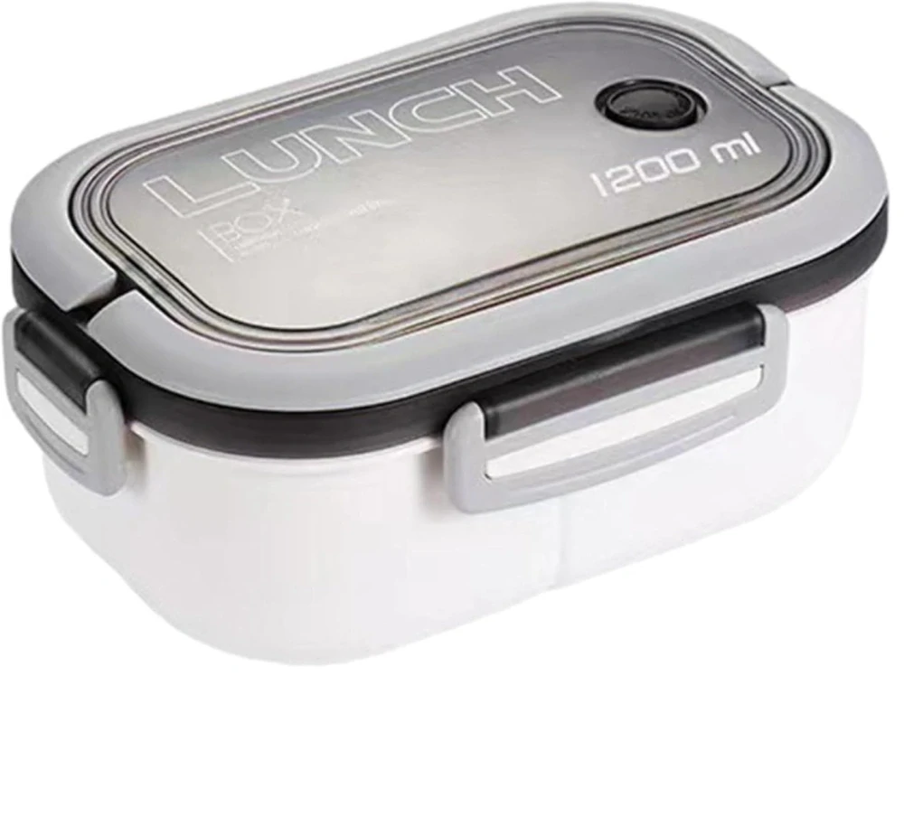 Nosič na jídlo s přihrádkami obědový svačinový box 1200 ml