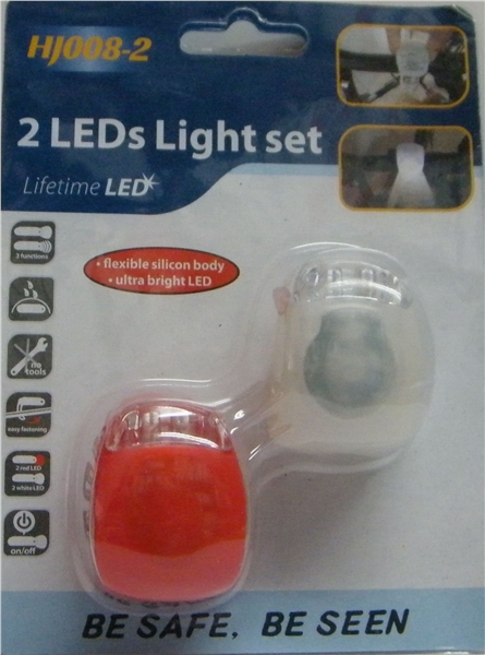 Led světla na kolo - sada gelových světel 2 kusy