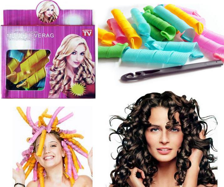 Natáčky spirálové na vlasy 18 ks