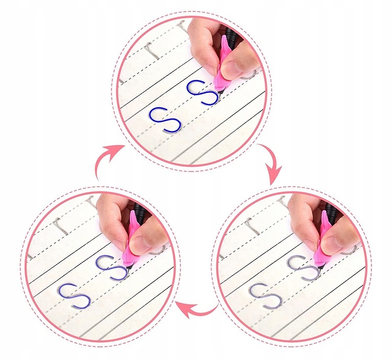 Kreativní sada sešitů na učení psaní a kreslení 4ks