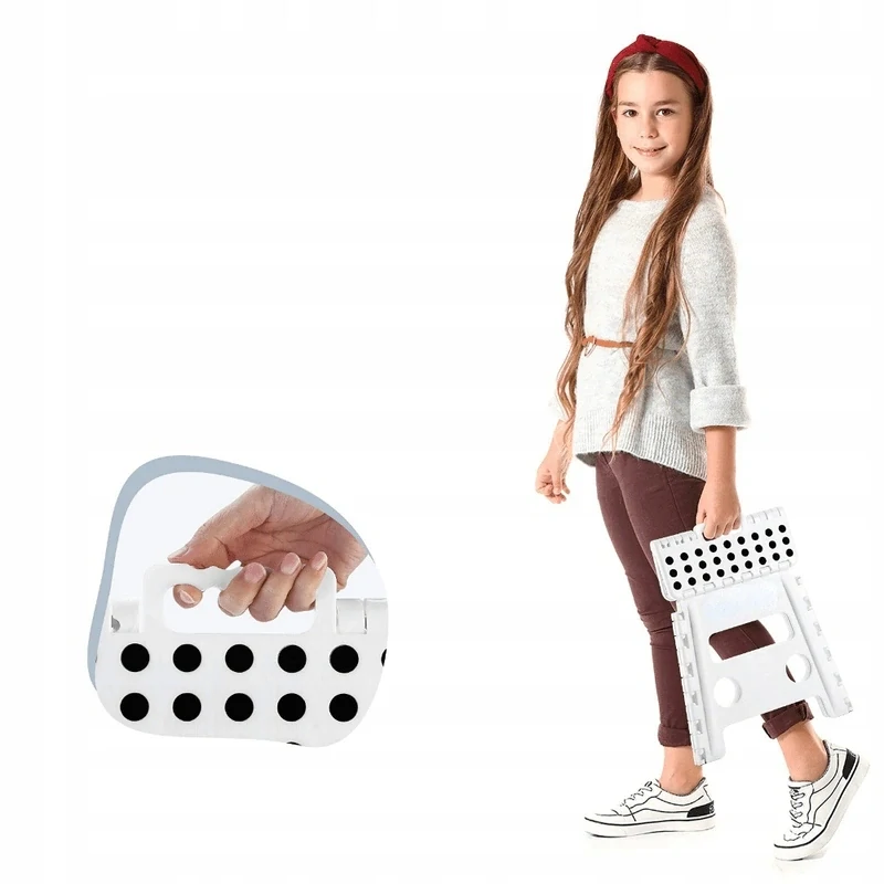 Taburet skládací schůdek stolička pevná židle 40 cm