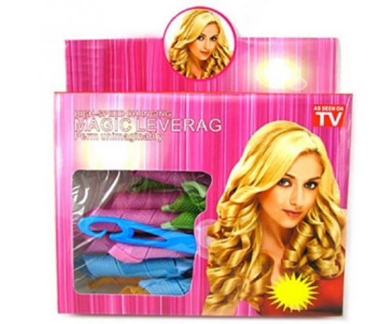 Natáčky spirálové na vlasy 18 ks