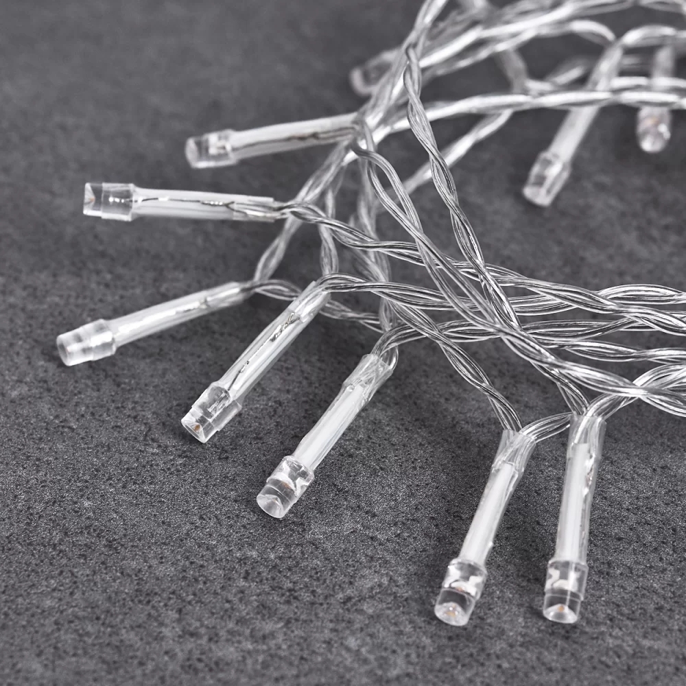 Řetěz na baterie 10 LED rampouch lampičky