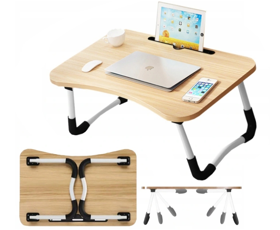 Skládací stolek na notebook k posteli stojan