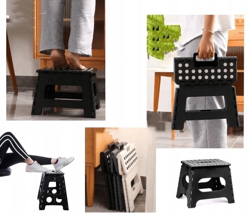 Taburet skládací schůdek stolička pevná židle 22 cm