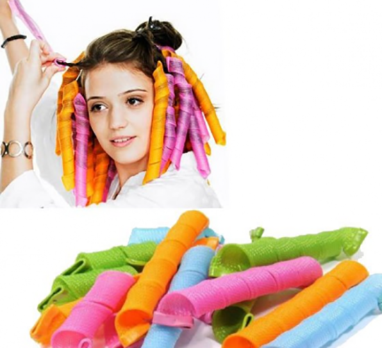 Natáčky spirálové na vlasy 18 ks