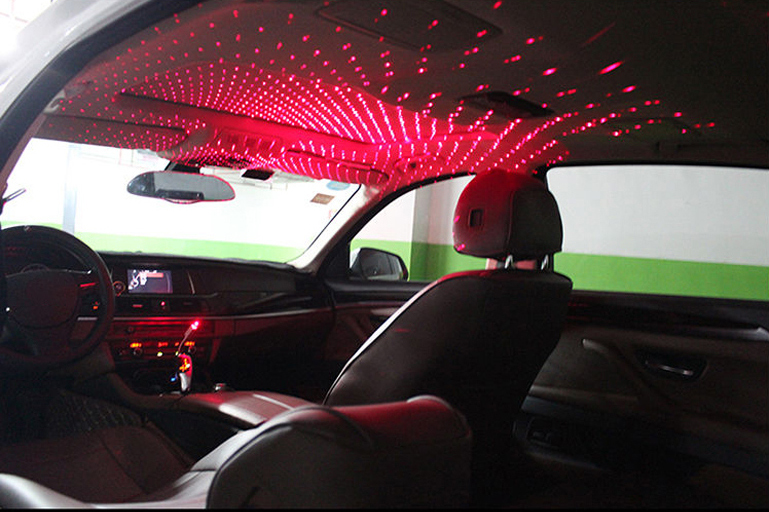 Projektor laserový hvězdný efekt světlo LED pro auto