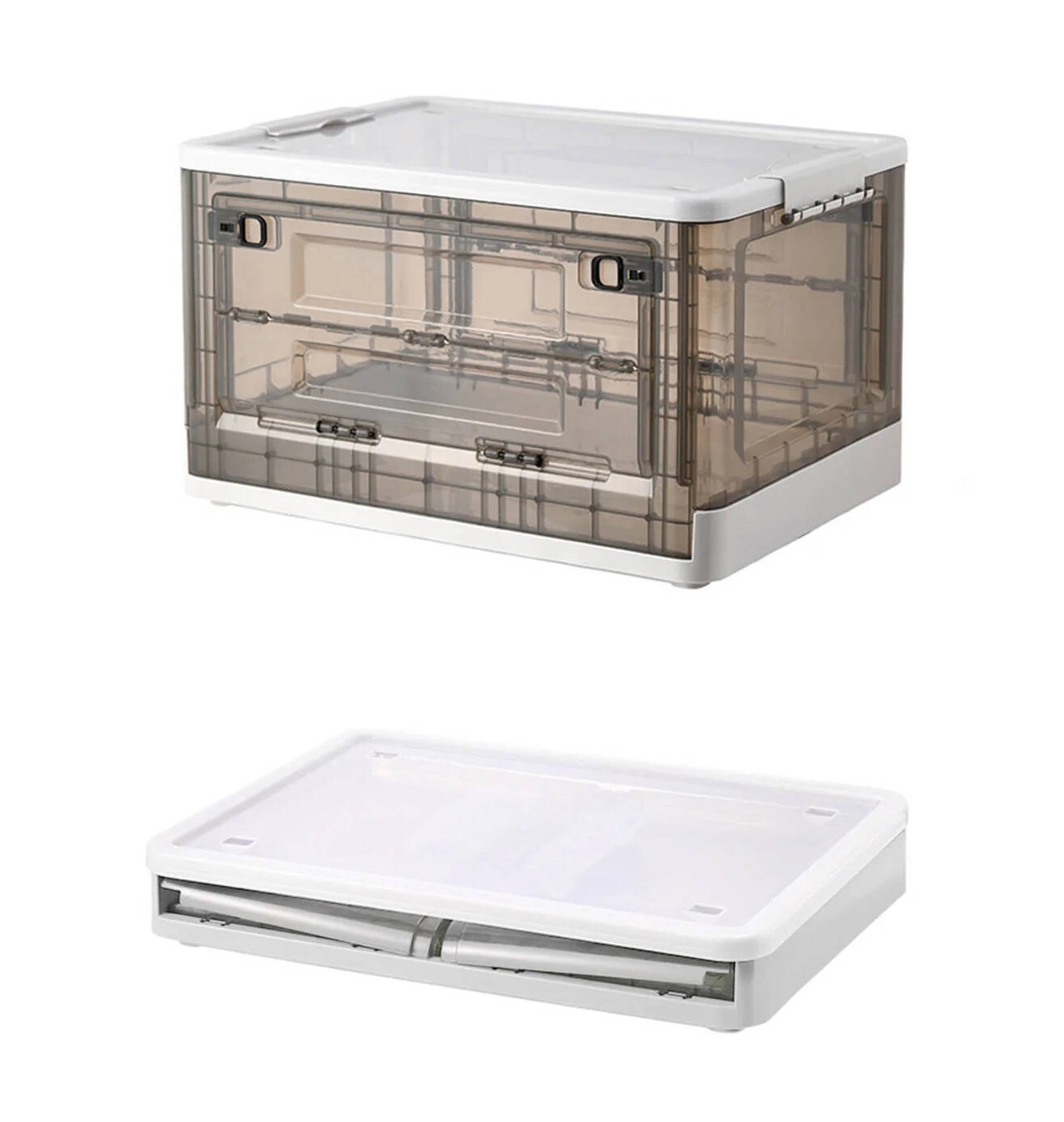 Skládací plastový box organizér modulární skříňka kolečká