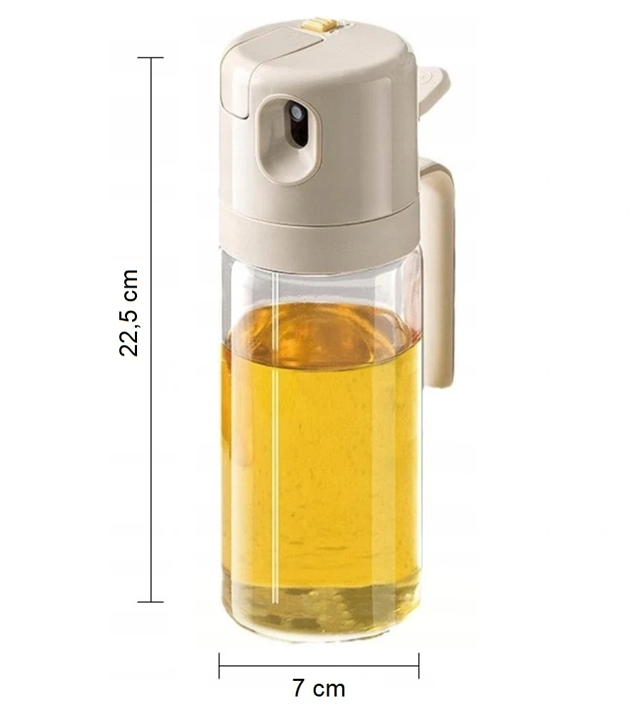 Rozprašovač sprej na olej ocet skleněný dávkovač 500 ml