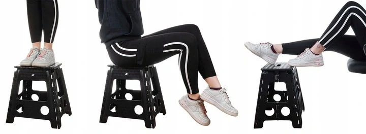 Taburet skládací schůdek stolička pevná židle 40 cm
